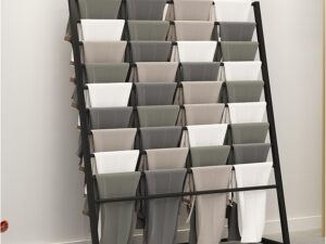 Espositore metallo per sciarpe e cravatte - Organizzatore multiuso