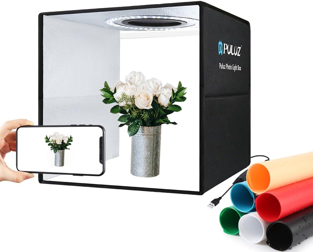 PULUZ Photo Studio Light Box 11,8" - Kit Illuminazione Professionale