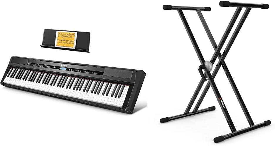 Donner Pianoforte Digitale 88 Tasti + Supporto Onyx 130