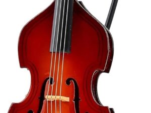 Mini violoncelli in legno, decorazione elegante per casa