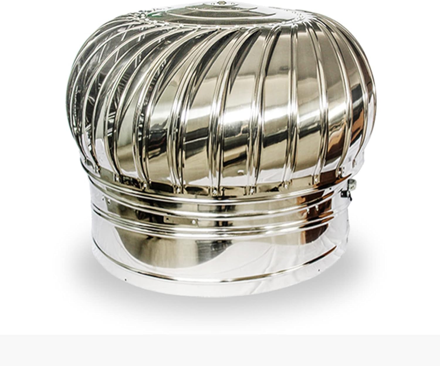 Cappa rotante camino in acciaio inox anti-downdraft