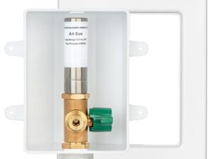 Scatola uscita ghiaccio PVC 1/2" con valvola 1/4" - Lidertik