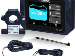 DCHOUSE Monitor Batteria 300A per 12V-48V LiFePO4/AGM/Gel