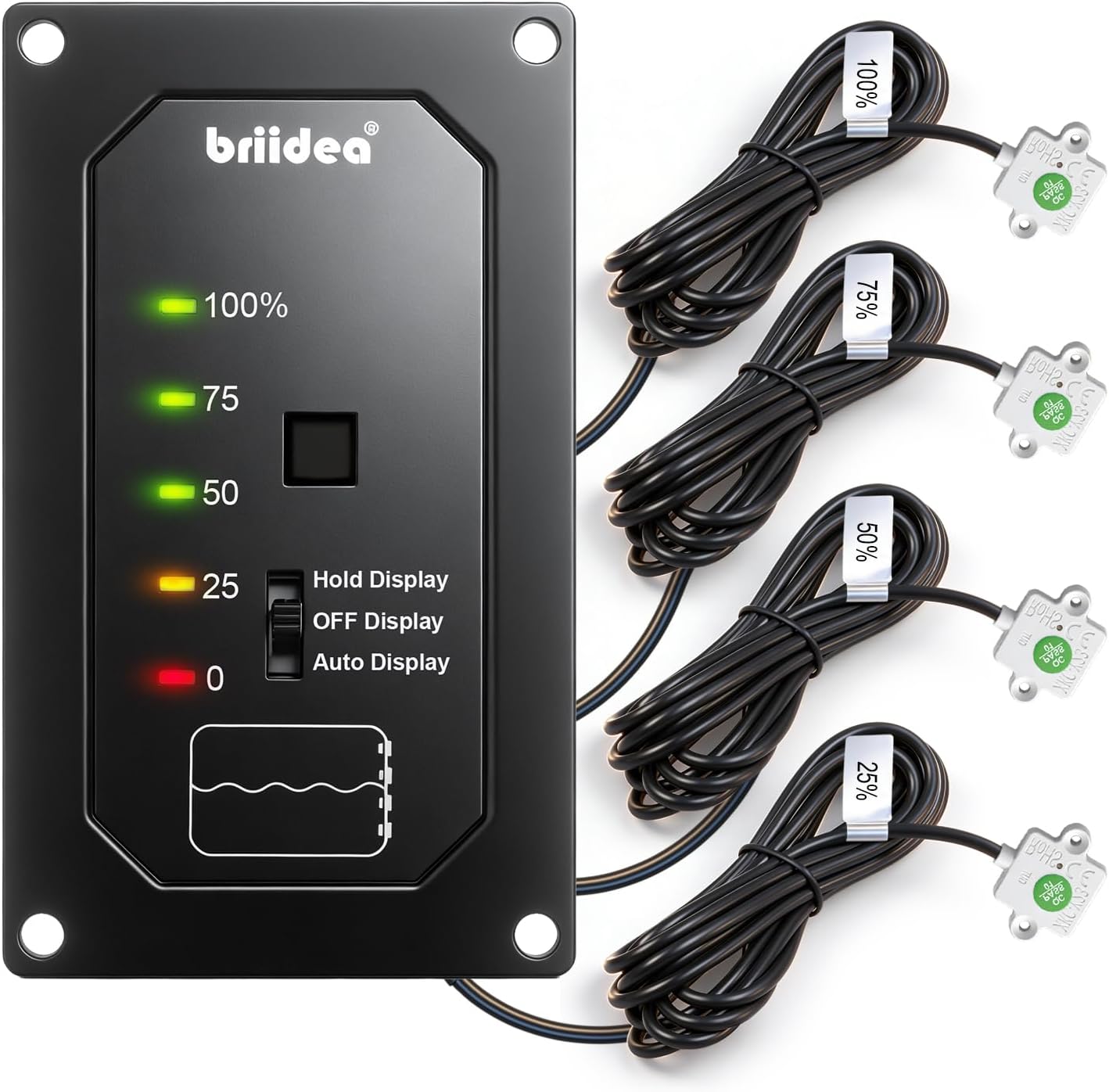 Briidra - Monitor serbatoio acqua per camper senza forature