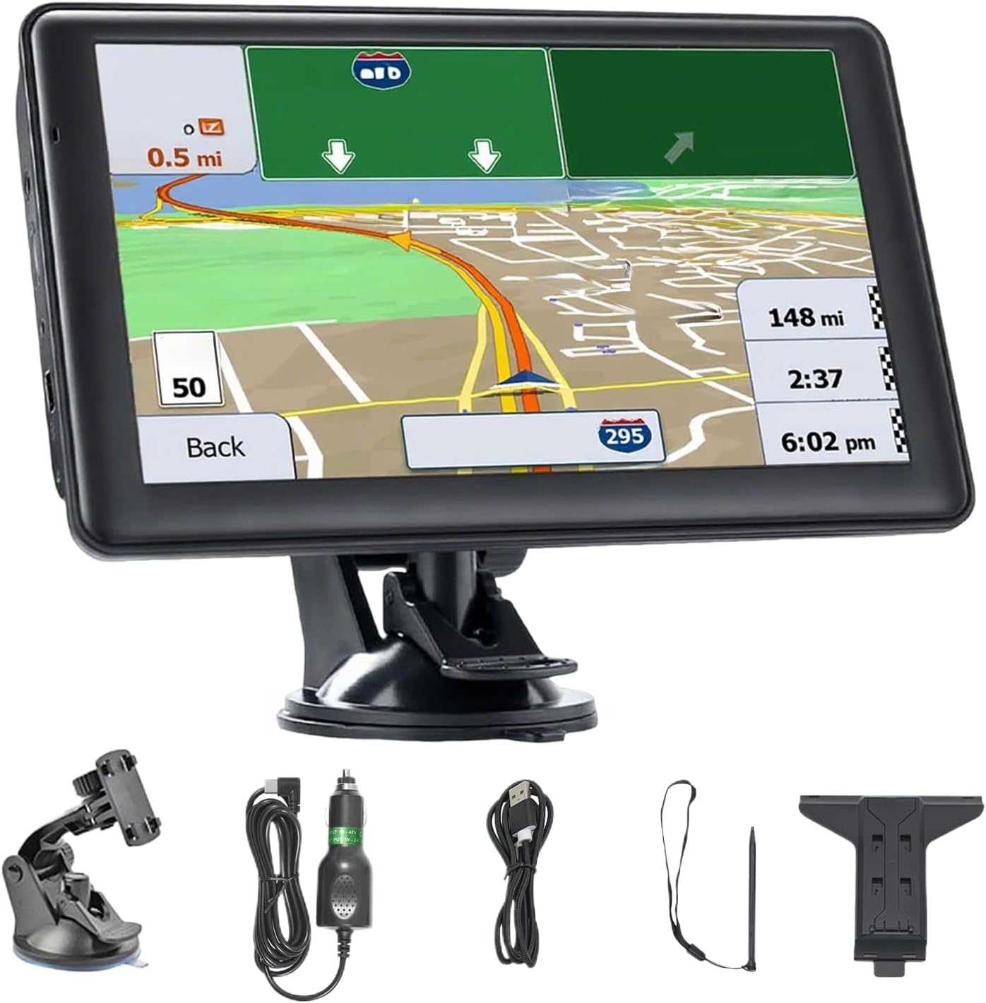 Navigatore GPS 7 pollici per auto, camion e camper