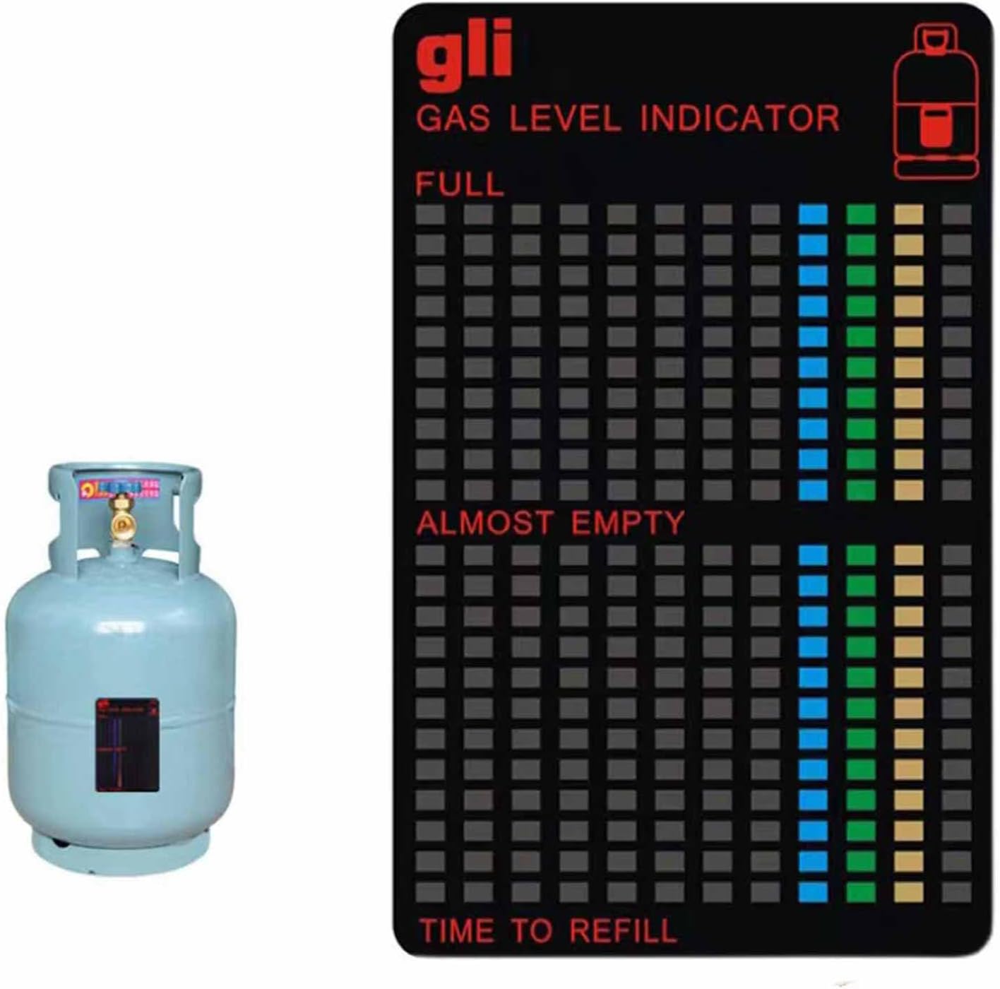 3 Indicatori Magnetici Livello GPL per Bombole