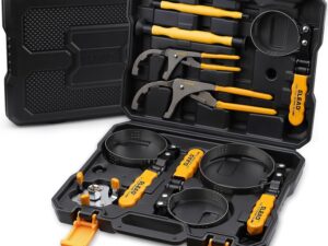 ELEAD Set 9 chiavi per filtro olio acciaio inox