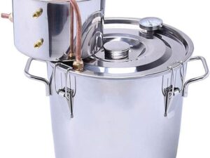 Kit Distillatore Alcolici 12L Acciaio Inox e Rame