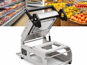Sigillatrice Vaschette Alimentari in Acciaio Inox