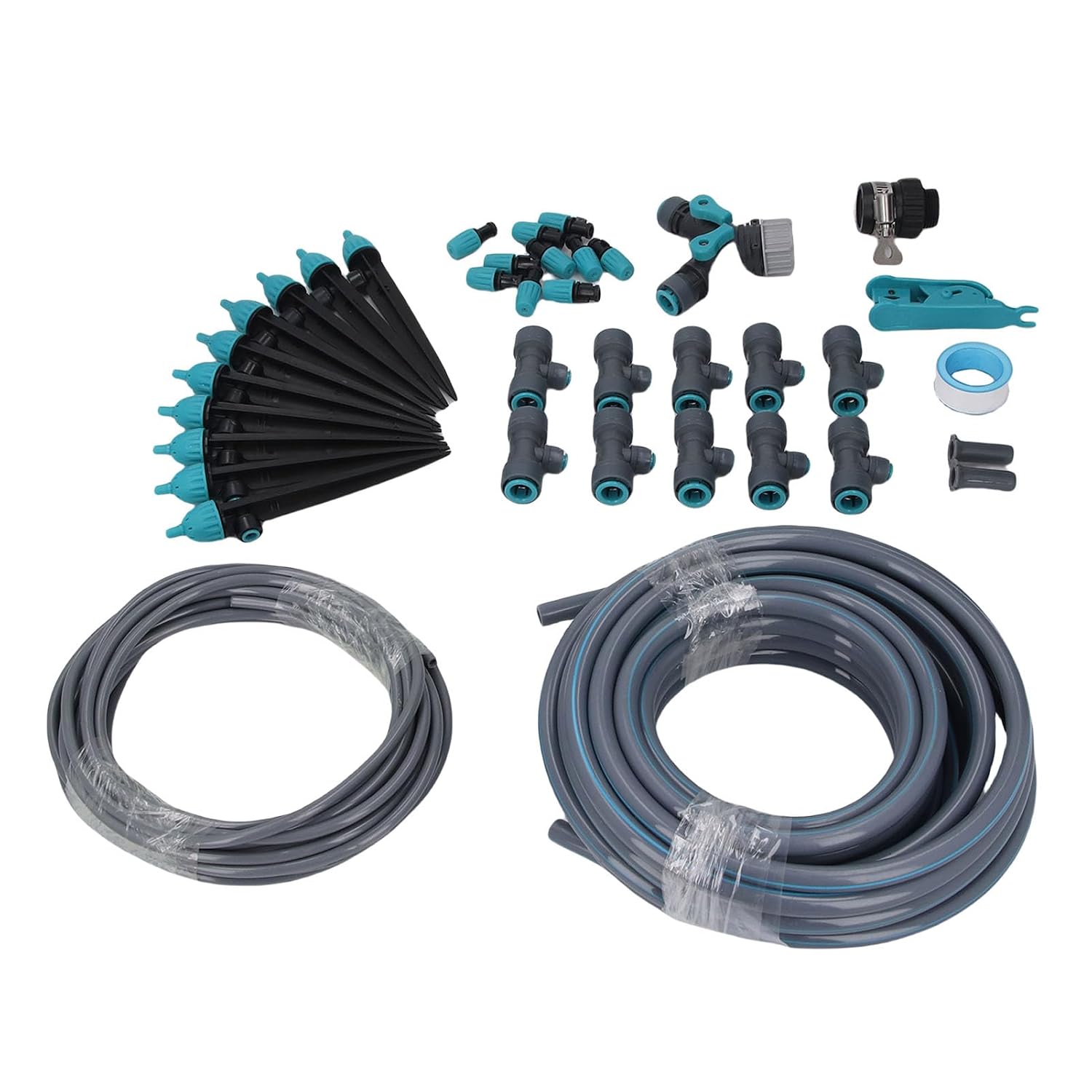Kit Irrigazione a Goccia Jeffergarden 10 m con 20 Gocciolatori