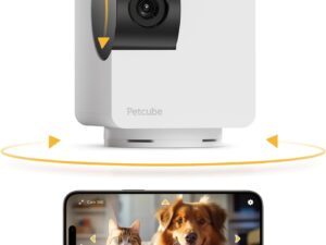 Petcube Cam 360 - Telecamera WiFi 1080p per animali e sicurezza