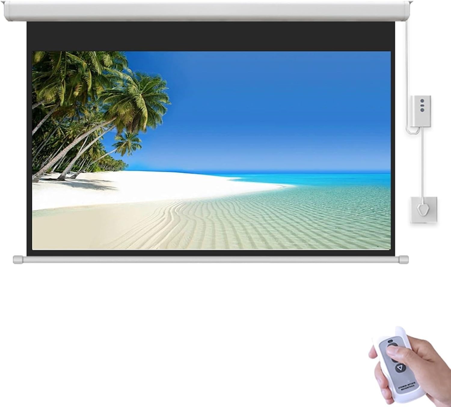 Schermo proiettore motorizzato 50"-72" 4K 16:9