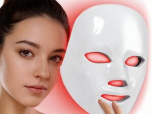 Maschera LED Viso 7 Colori con Intensità Regolabile