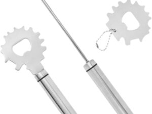 Toyvian Kit Pulizia Barbecue 3 Pezzi Acciaio Inox