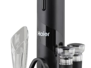 Set vino elettrico Haier con aeratore e salvagocce