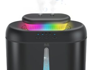 AMZBOSS Umidificatore bimbi 2L, <28 dB, 7 colori