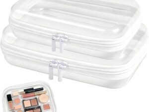 Custodia trasparente Techchii con cerniera, 2 misure
