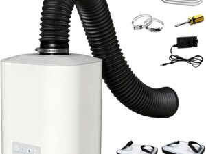 Aspiratore fumi saldatura 50W con filtro a 3 stadi