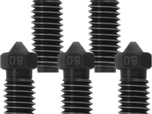 5 Ugelli 0,8 mm Acciaio Temprato per Anycubic Kobra 3