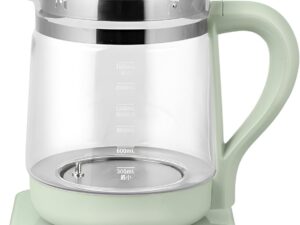 Teiera elettrica in vetro da 1,8L con infusore rimovibile