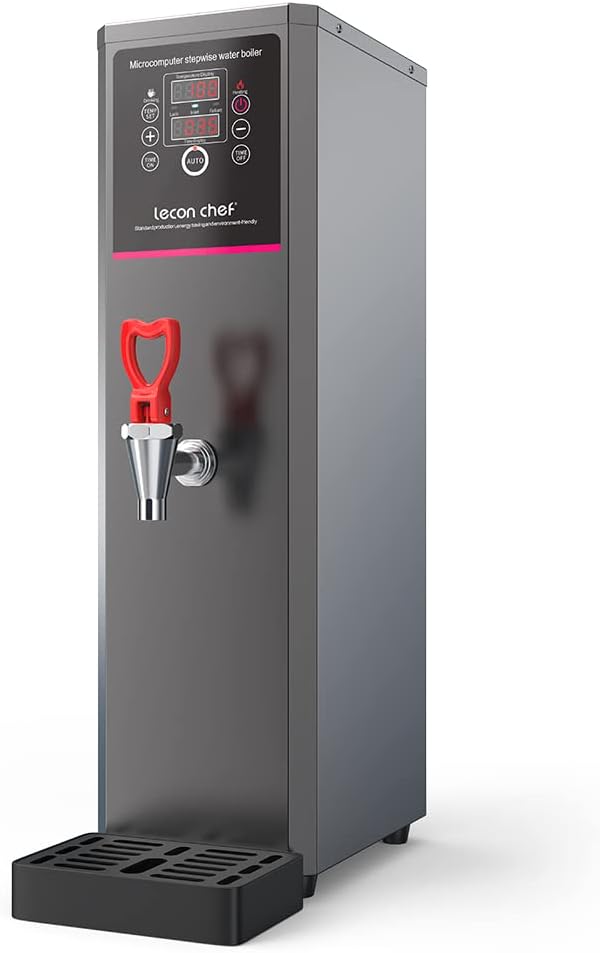 Lecon Distributore acqua calda 15L, acciaio inox, 3000W