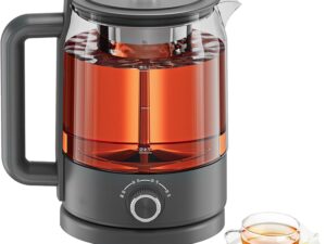 Bollitore elettrico in vetro 1,2 L, 600 W
