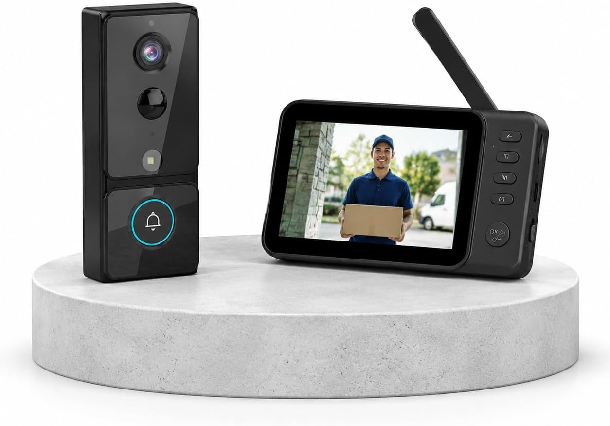 Campanello Videocitofono Senza Fili TKMARS 1080P