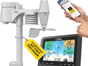 National Geographic Stazione meteo wireless 7-in-1 con WLAN