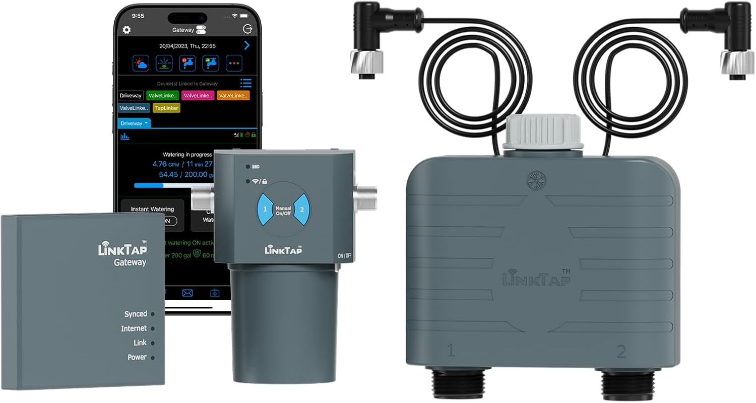LinkTap T1 Set 2 Zone: Irrigazione Smart con Gateway