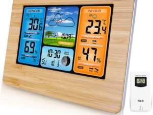 Stazione meteo digitale AOZBZ con sensore wireless