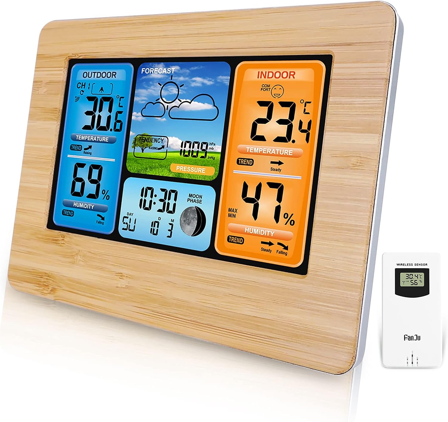 Stazione meteo digitale AOZBZ con sensore wireless