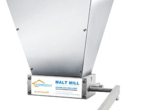 FERRODAY Mulino per cereali per birra, 2 rulli inox
