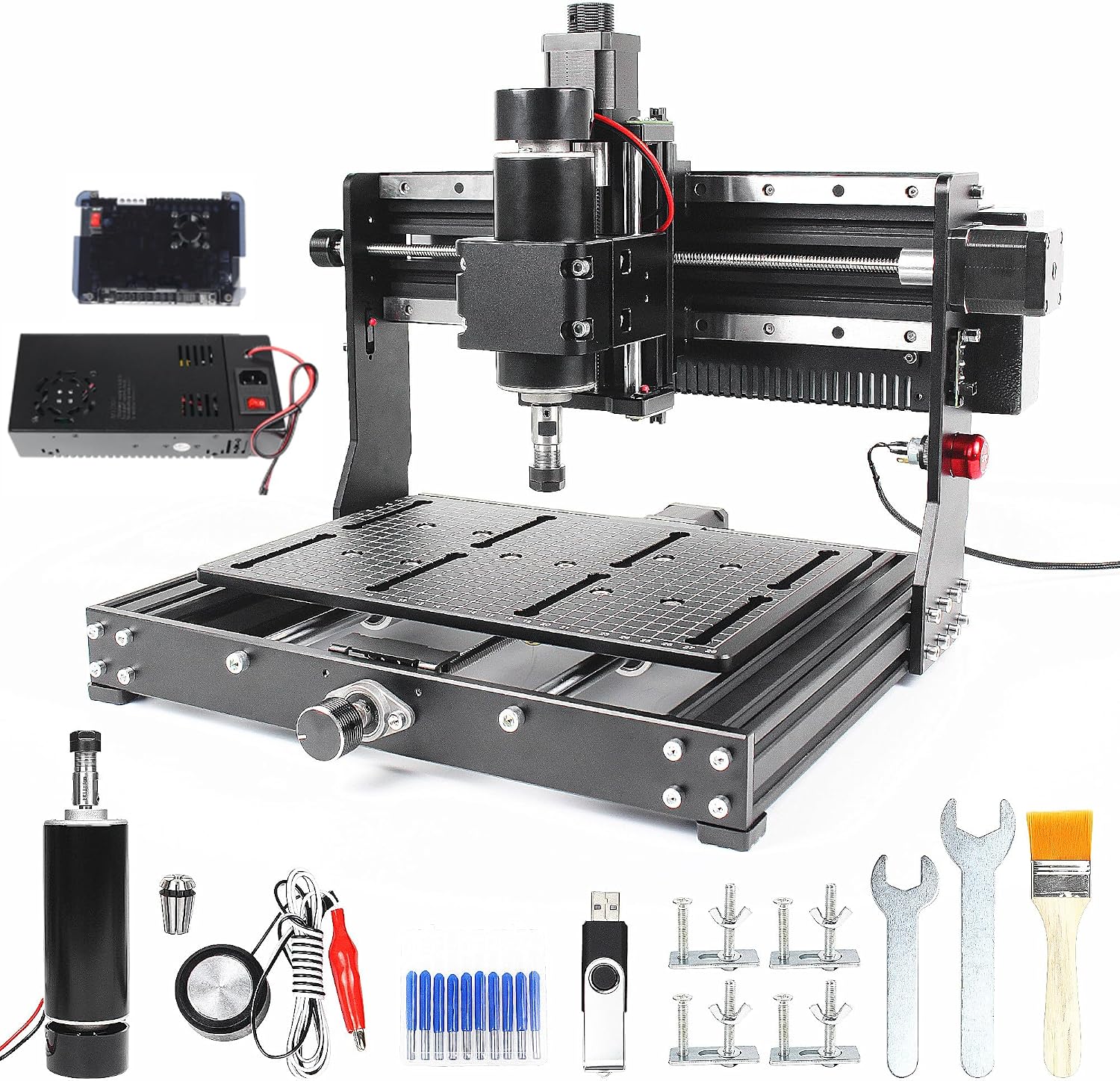 CNC Router 500W 3 assi per intaglio metallo/legno