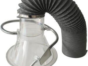 Cappa aspirazione fumi saldatura 75-180 mm con tubo PVC 2 m
