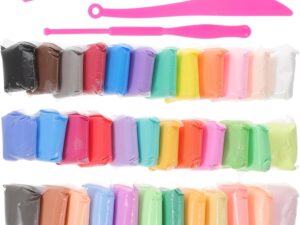 Set Argilla 36 colori + strumenti per scolpire