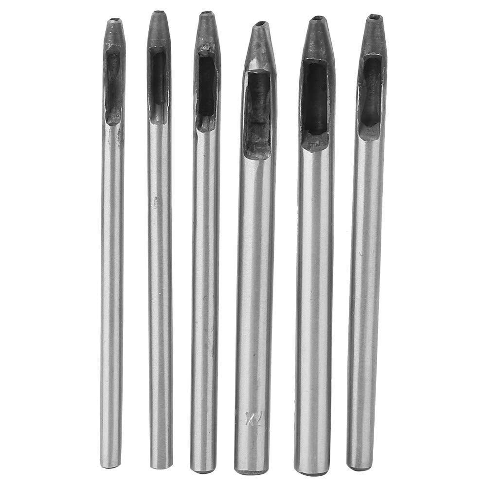 Set punzoni pelle acciaio premium 6 pezzi - Pilipane