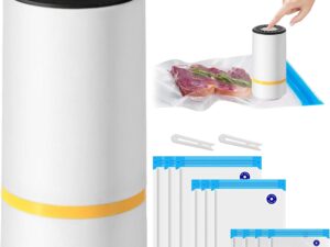 Mini Macchina Sottovuoto Portatile USB con 10 Sacchetti