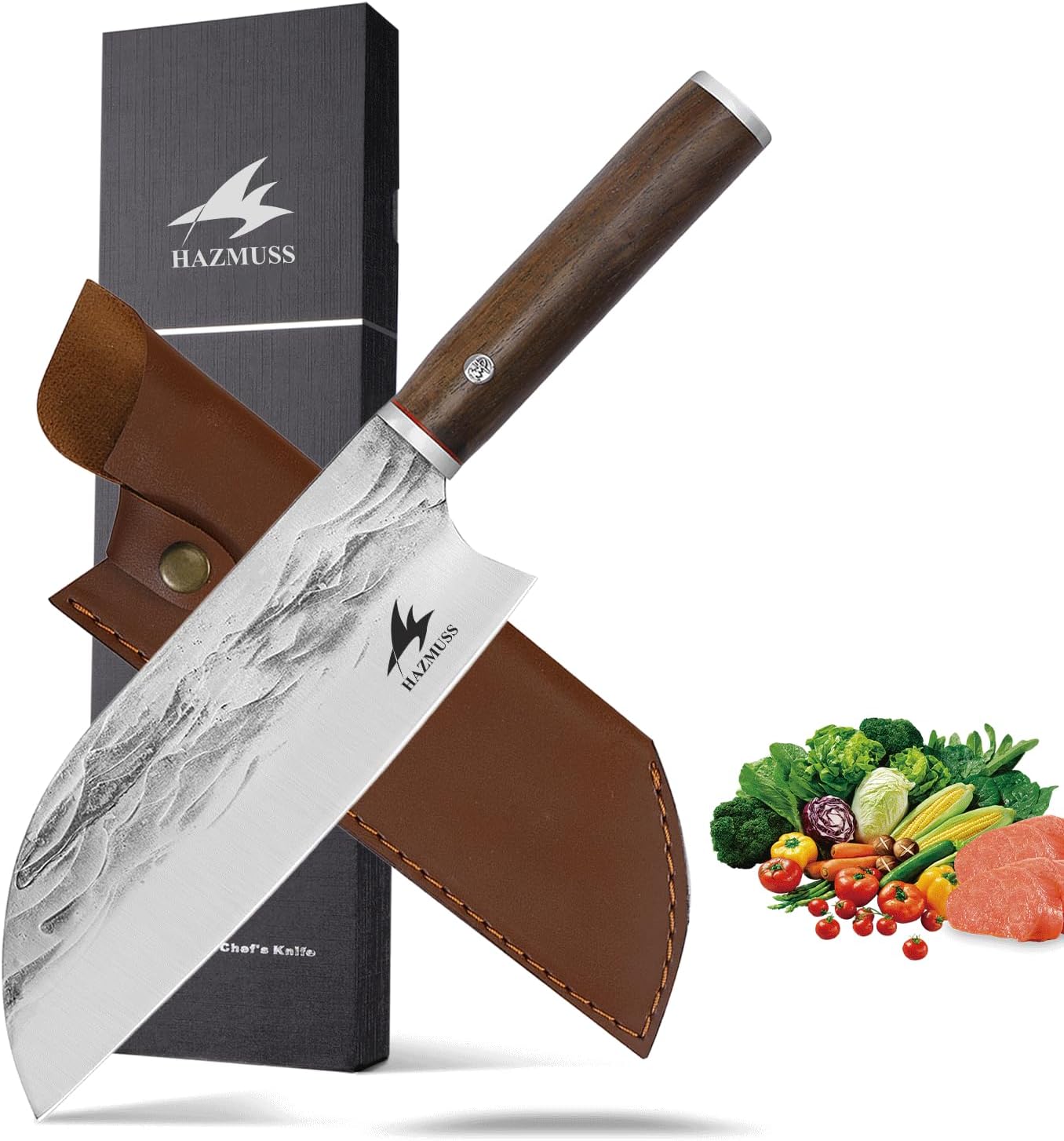 Coltello Chef Artigianale 19,5 cm - HAZMUSS