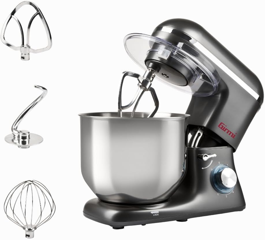 Girmi IM46 Impastatrice Planetaria 8L, 1800W, Grigio Antracite