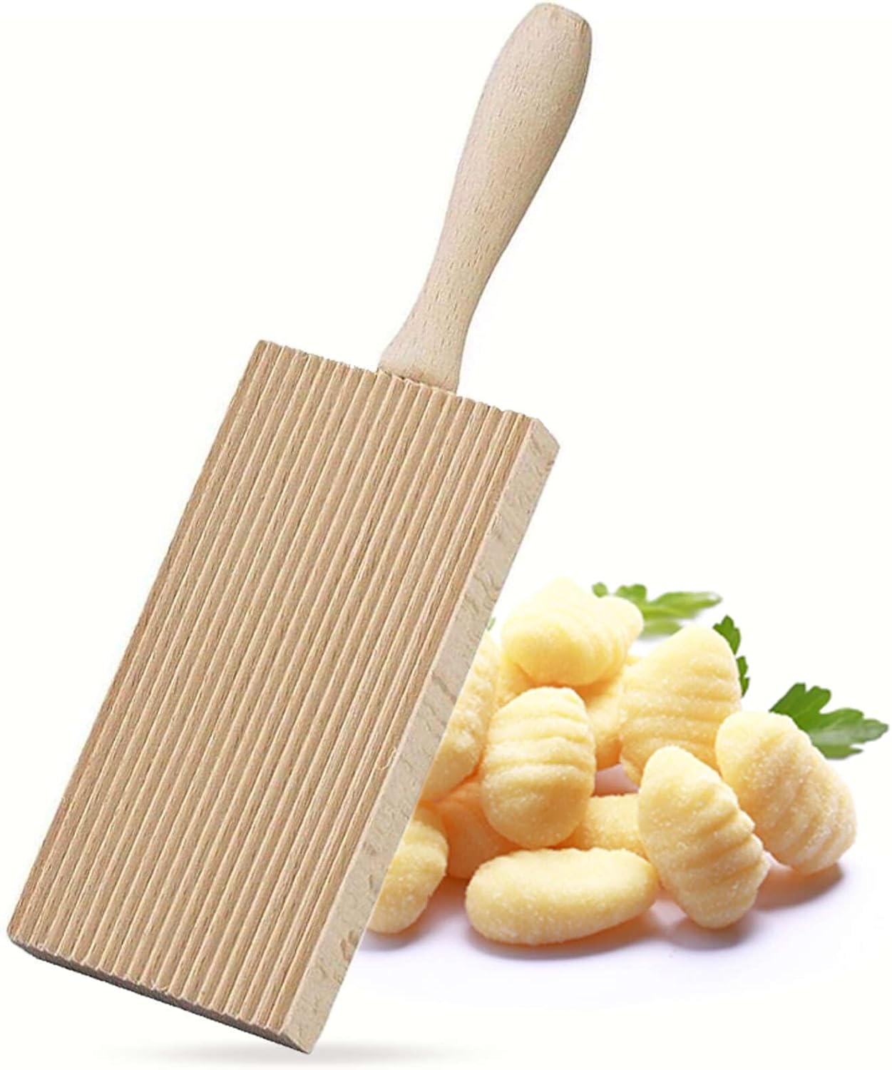 Piatto Gnocchi in Legno di Faggio per Pasta Fatta in Casa