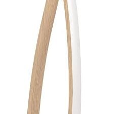 Eglo Grisolia LED, lampada da terra effetto legno, 129 cm