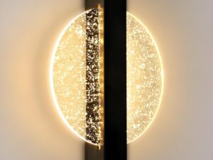 Comely Applique LED da Parete Nero 12W 3000K - Design Moderno