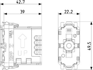 Vimar Meccanismo Dimmer Smart Linea - Bluetooth o Zigbee