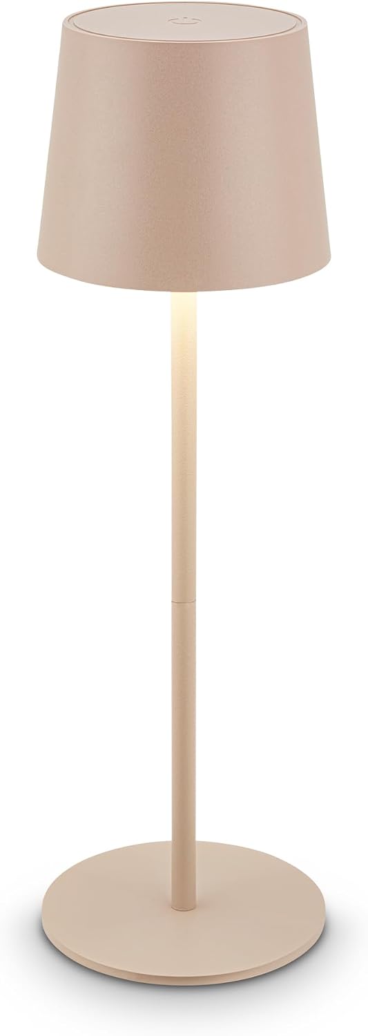 Briloner Lampada LED Ricaricabile Touch 3000K Beige