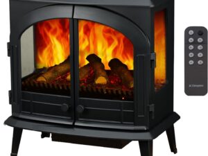Dimplex Emberly Caminetto Elettrico 3 Lati con Termoventilatore 2 kW