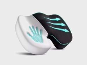 Cuscino Ortopedico Memory Foam per Schiena e Coccige