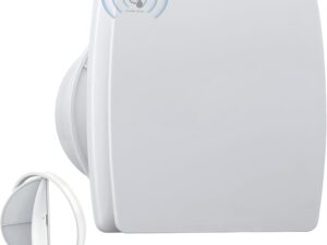 Ventilatore bagno 100 mm con sensore umidità Hose Vary