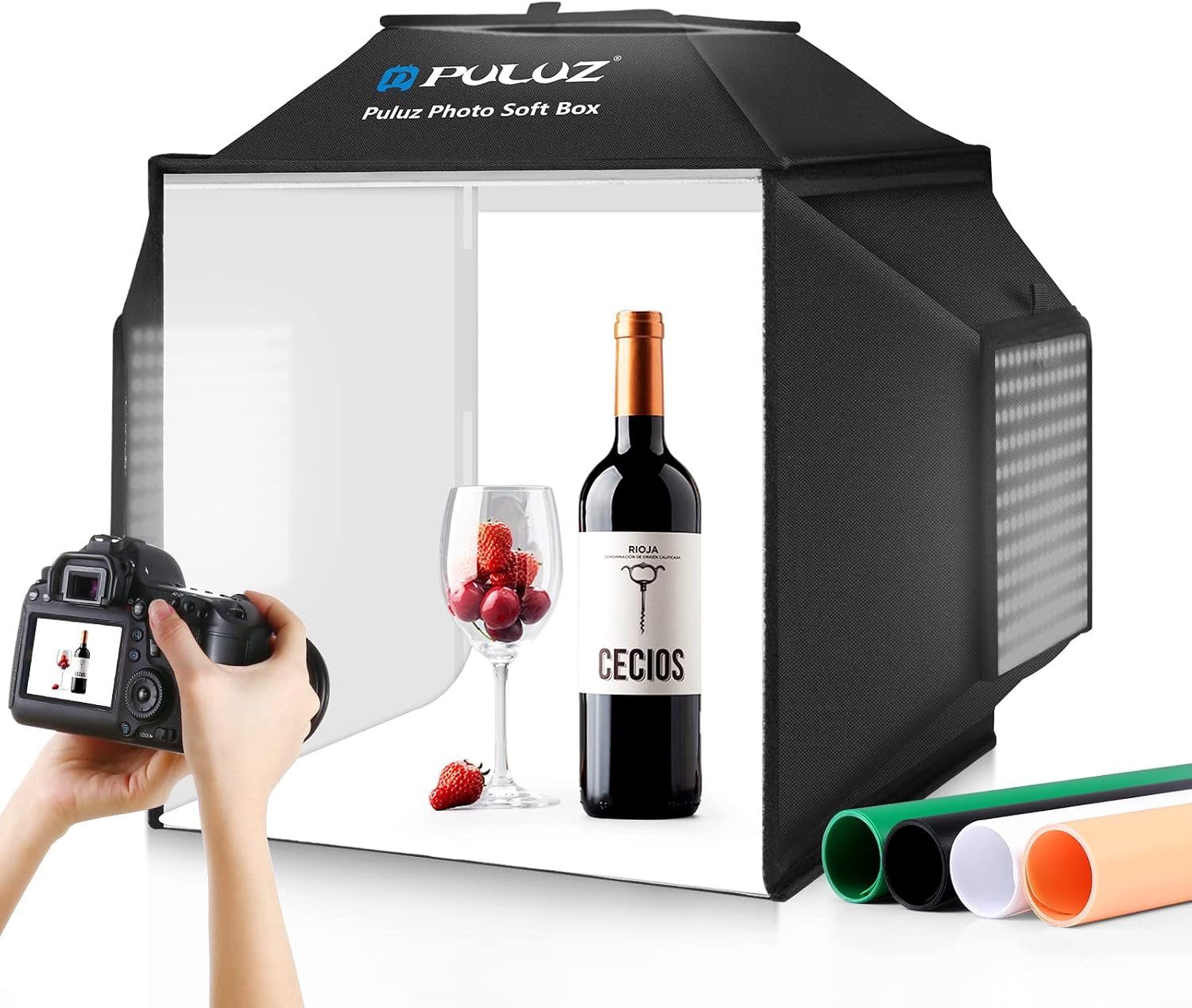 PULUZ Light Box 480 LED: Scatola fotografica professionale