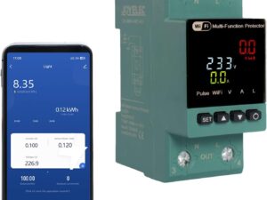 Contatore Energia WiFi 63A con Protezione, JOYELEC