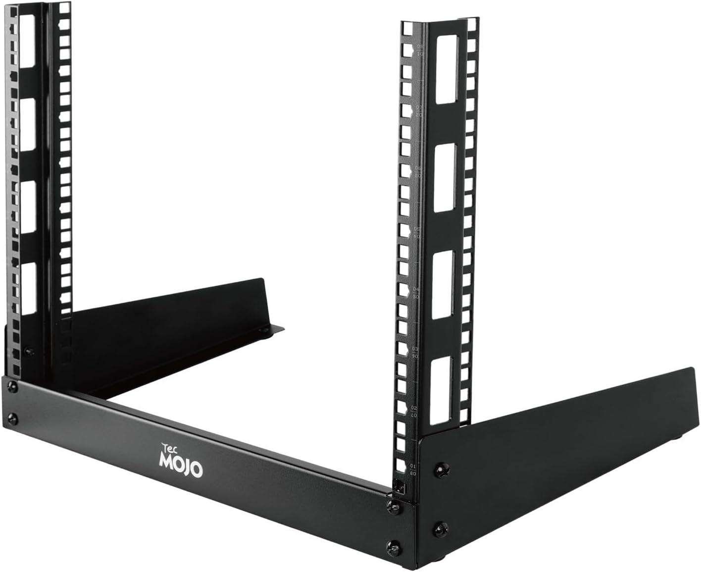 Tecmojo 19" 8U Rack da Tavolo 2 Montanti, Nero